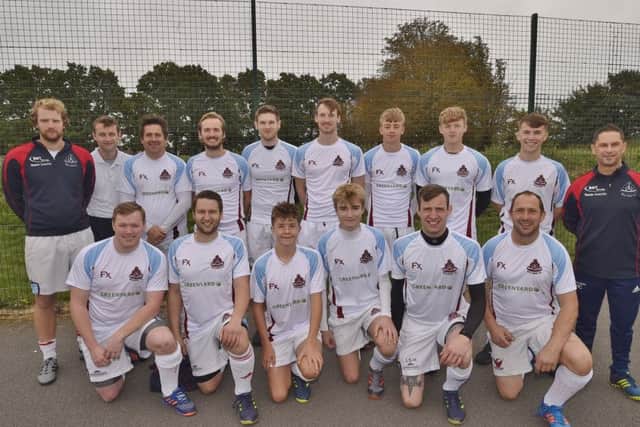 The Spalding team that drew 4-4 at Bourne Deeping, back row, left to right,  Stuart Cunnington, Brendan Morris, Glenn Richardson, Rob Dalton, Harry Vickers, Piers Smith-Hughes, Jacob Baker, Matt Day, Will Baker, Grahame Allen. (front)  Sam Howitt, Josh Rowbottom, George Halgrath, James Mayhew, Lawrence Smith-Hughes, Steve Rogers