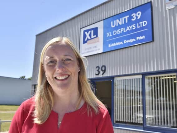 Joanne Bass, founder and chief executive of XL Displays.