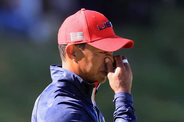 Tiger Woods looked knackered at the Ryder Cup.