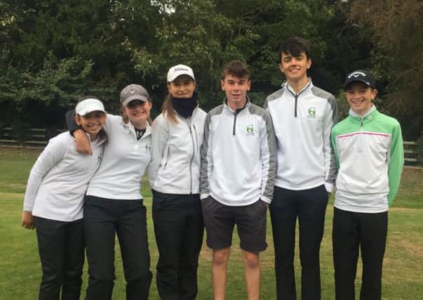 Pictured is the Greetham Valley team that won the Lincolnshire junior title.
