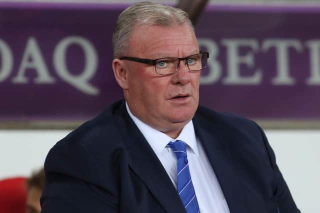 Posh boss Steve Evans at Sunderland.