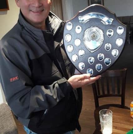 Shield winner Gareth Purnell.