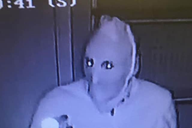 A CCTV image from the firm
