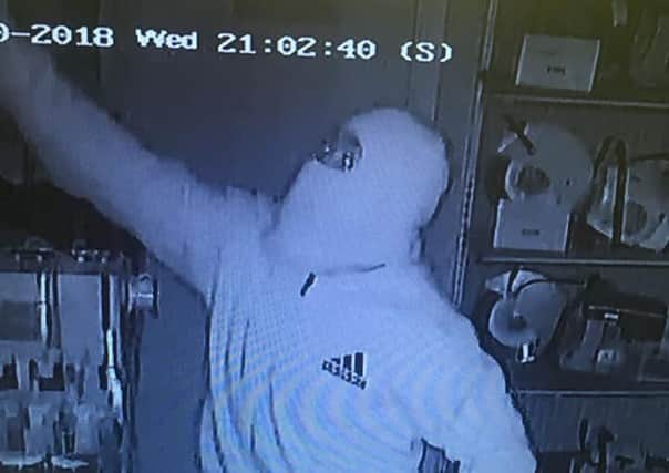 A CCTV image from the firm