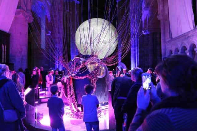 Moon exhibition opens at Peterborough Cathedral EMN-180710-185230009