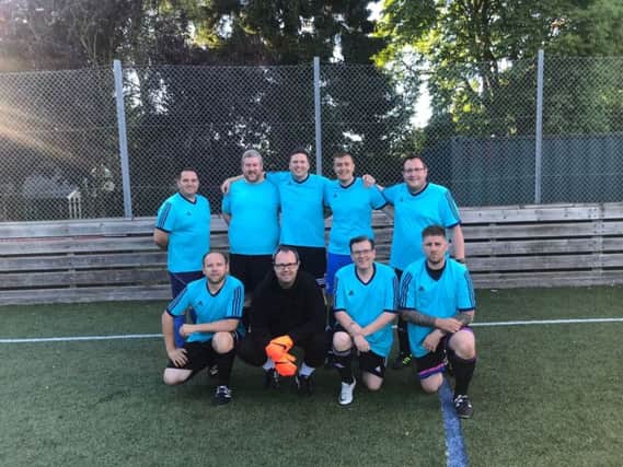 A team from the Man V Fat league