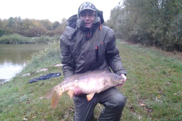 Danny O'Brien caught a huge carp.