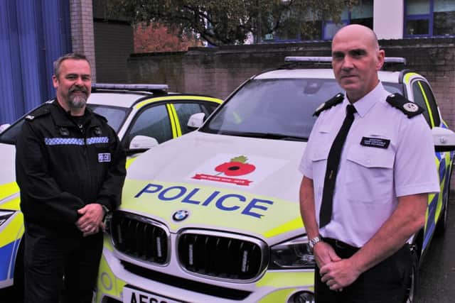 PC Mark Fairclough and ACC Paul Fullwood