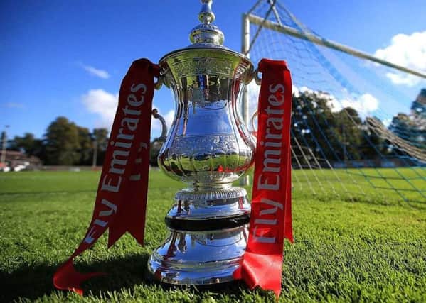 The FA Cup is on its way to the Posh ground.