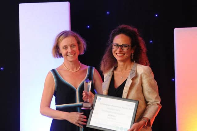 Erika Manzo with Caroline Walker, Chief Executive