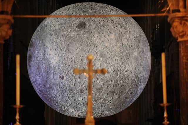 Moon exhibition at Peterborough Cathedral EMN-180710-184224009