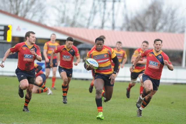 Mooki Tshepo-Olebile scored a try for Borough.