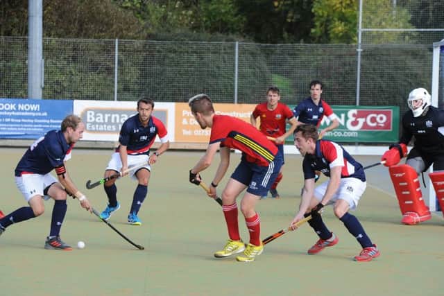 Action from City of Peterborough's game against Cambridge City at Bretton Gate.