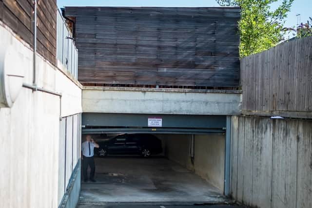 General view of the garage at Ruth Bagnall Court