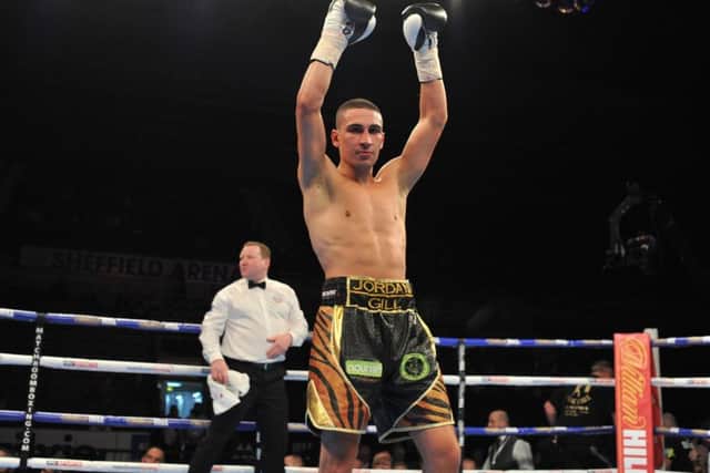 Commonwealth champion Jordan Gill.