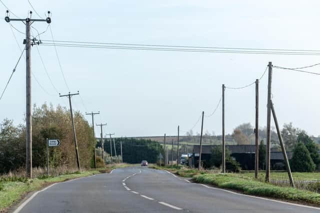 Britain's bumpiest road? The A1123 in Cambridgeshire which connects Haddenham to Earith. Photo: SWNS
