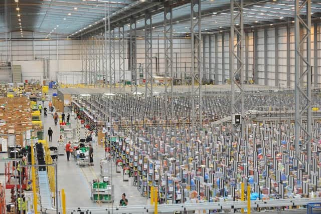 Interiors of the Amazon Centre at Fletton EMN-141024-123230009