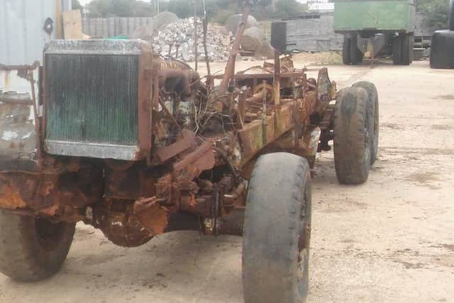 The chassis as it was found