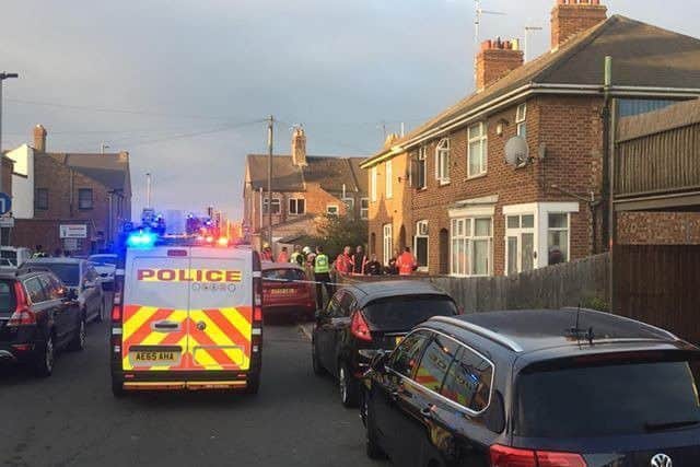 The scene in South View Road this morning. Photo: Craig Thomas Campbell