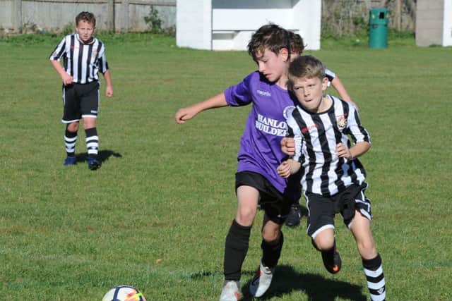 Action from Northern Star U12s Red v Stanground Sports.