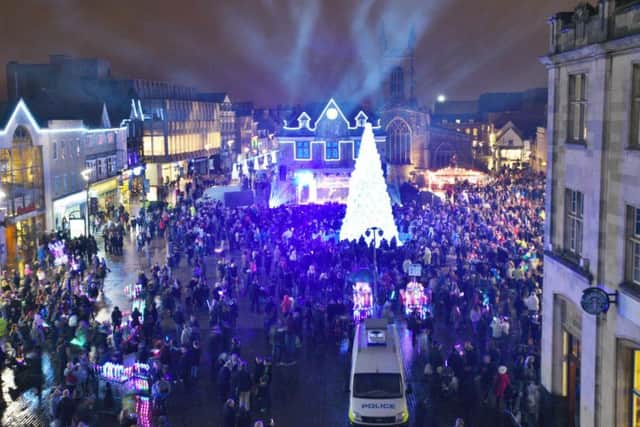 Expect big crowds in Peterborough's Cathedral Square for the Christmas Lights switch on 2018