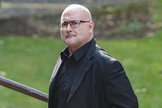 Mark Barnes arriving at court previously. Photo: Terry Harris