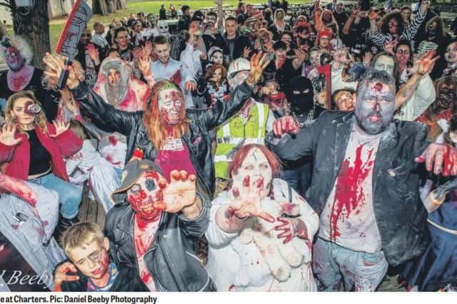 Last year's Zombie walk.Photo: Daniel Beeby