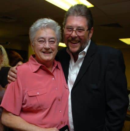 Paddy Reeson with Martin Adams.
