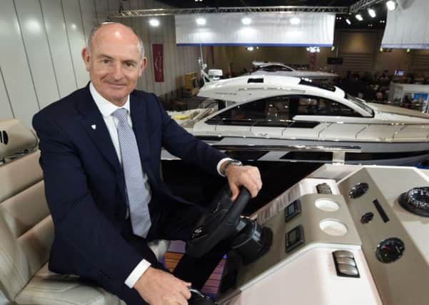Russell Currie, managing director of Fairline Yachts.