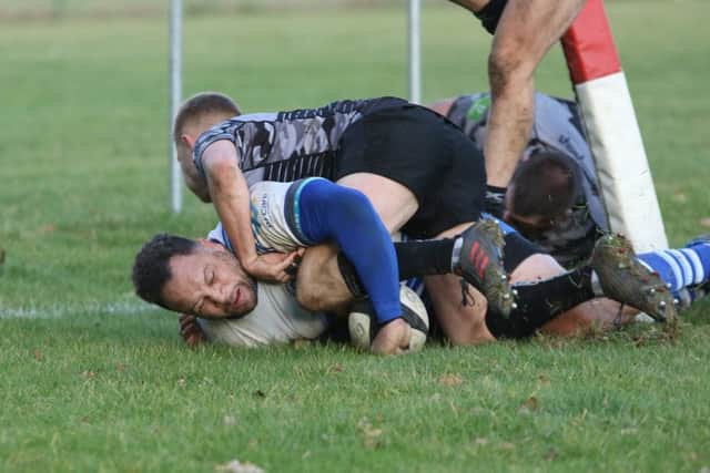 Aki Lea had a try disallowed. Picture: Mick Sutterby