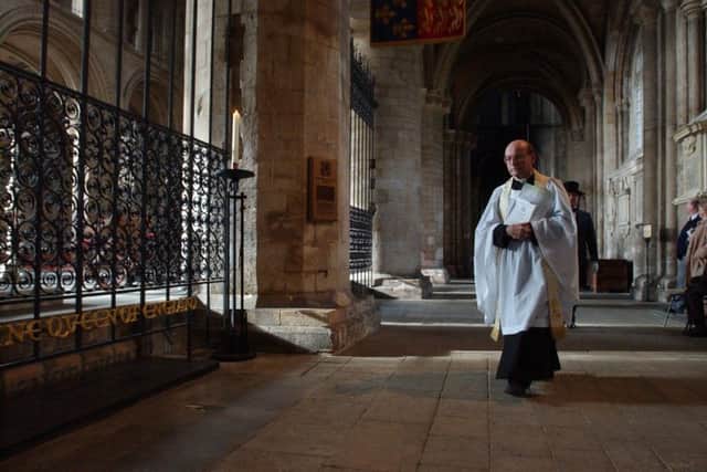 Peterborough Cathedral - Canon Jack Higham