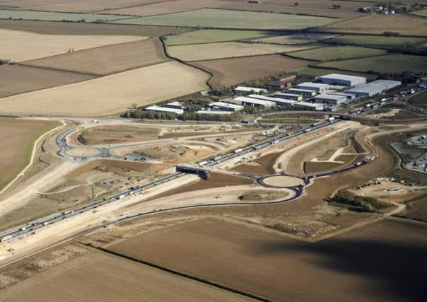 The old bridge at Swavesy will be demolished following the completion of a new crossing over the widened A14. Picture: Highways England