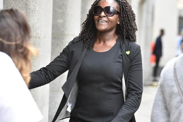 Fiona Onasanya MP arriving at court in London for a previous hearing