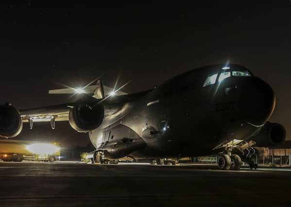 A Royal Air Force C-17 aircraft . Picture: Cpl Neil Bryden RAF (MoD/Crown copyright)