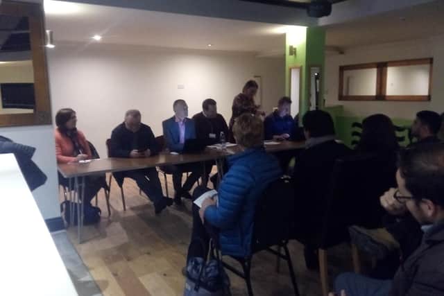 The meeting at Club Caliente