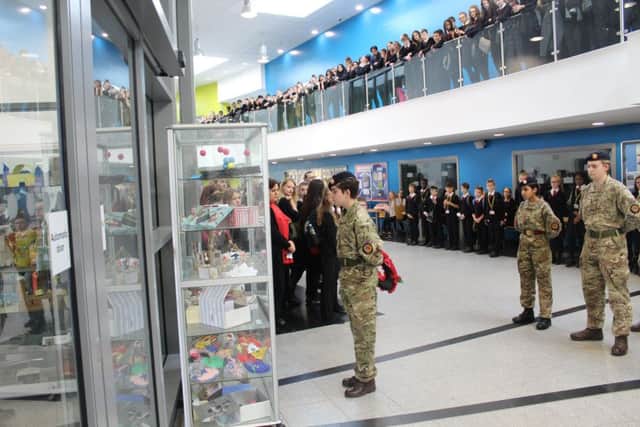 The Remembrance Service at Thomas Deacon Academy
