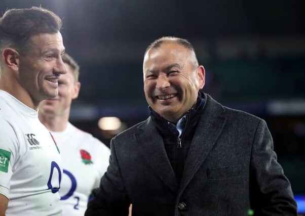 England rugby union coach Eddie Jones doesn't really have a lot to smile about.
