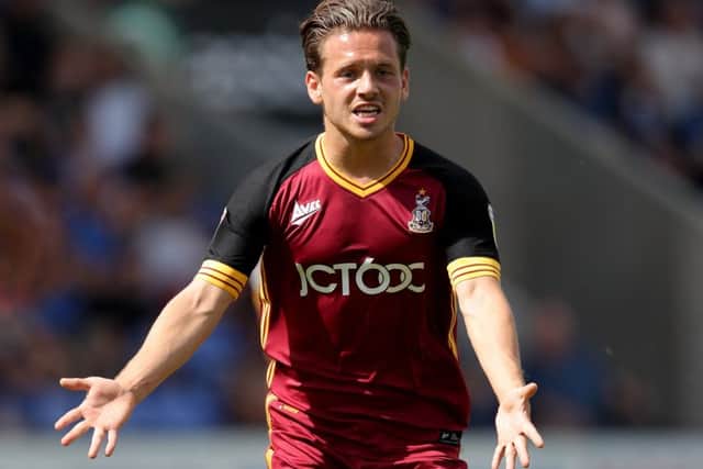 Bradford City's Jack Payne.