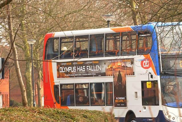 A Stagecoach bus in Peterborough