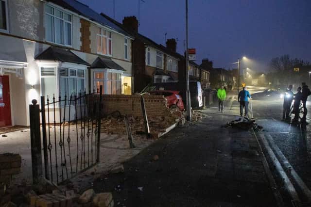 At around 5.30am this morning police, fire and ambulance crews were alerted to a crash in Fletton Avenue in Peterborough