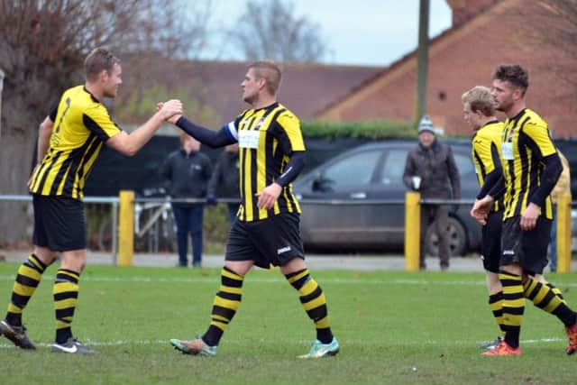 Josh Ford scored for Holbeach.
