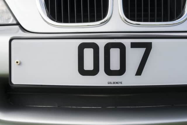 Personalised plates will be on sale