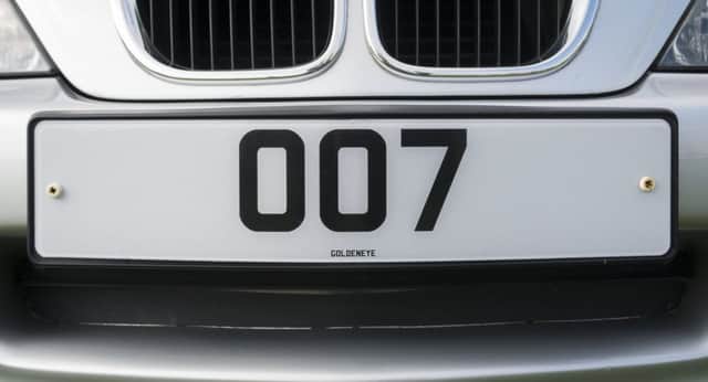 Personalised plates will be on sale