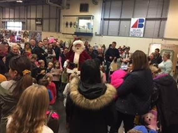 Santa visiting Peterborough's Festive Food & Gift Show