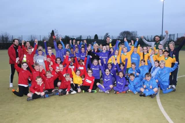 The eight primary school teams from Whittlesey.