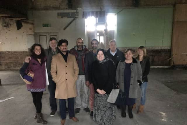 Supporters of the project