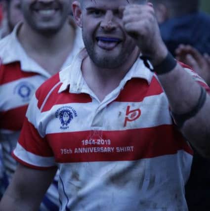 Happy Lions skipper Conor Gracey after the game. Picture: Mick Sutterby