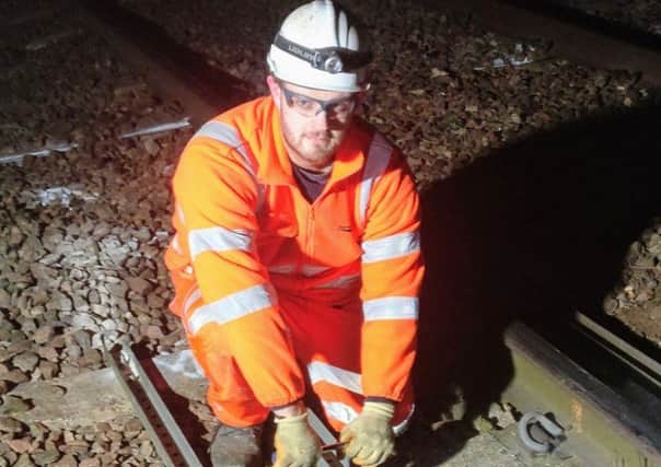 Network Rail apprentice Hudson Keen, of Peterborough.