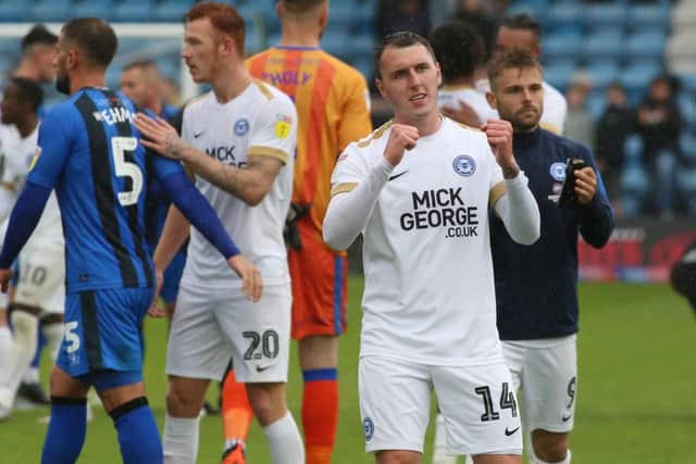 Callum Cooke has struggled to break into the Posh midfield.