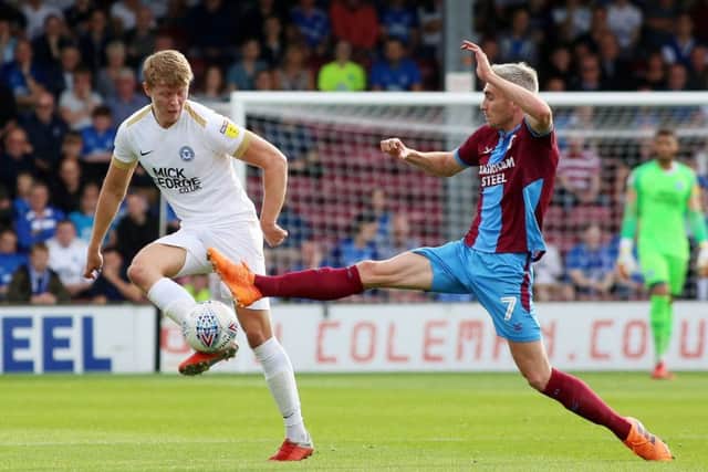 Posh midfielder Mark O'Hara started the season in great style.